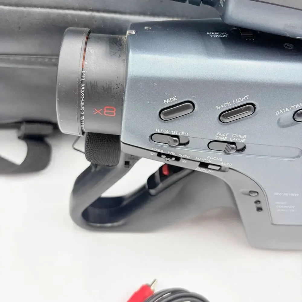 PANASONIC PV-700 OmniMovie VHS HQ AFx8 CAMCORDER Tested Playback w Case